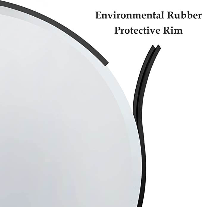 Circle Beveled Mirror