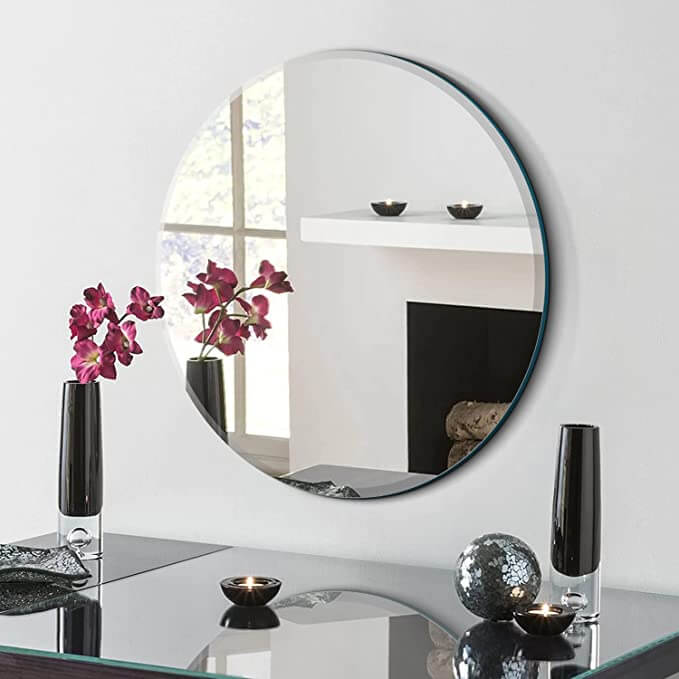 Circle Beveled Mirror