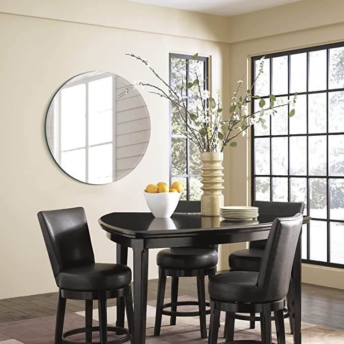 Circle Beveled Mirror