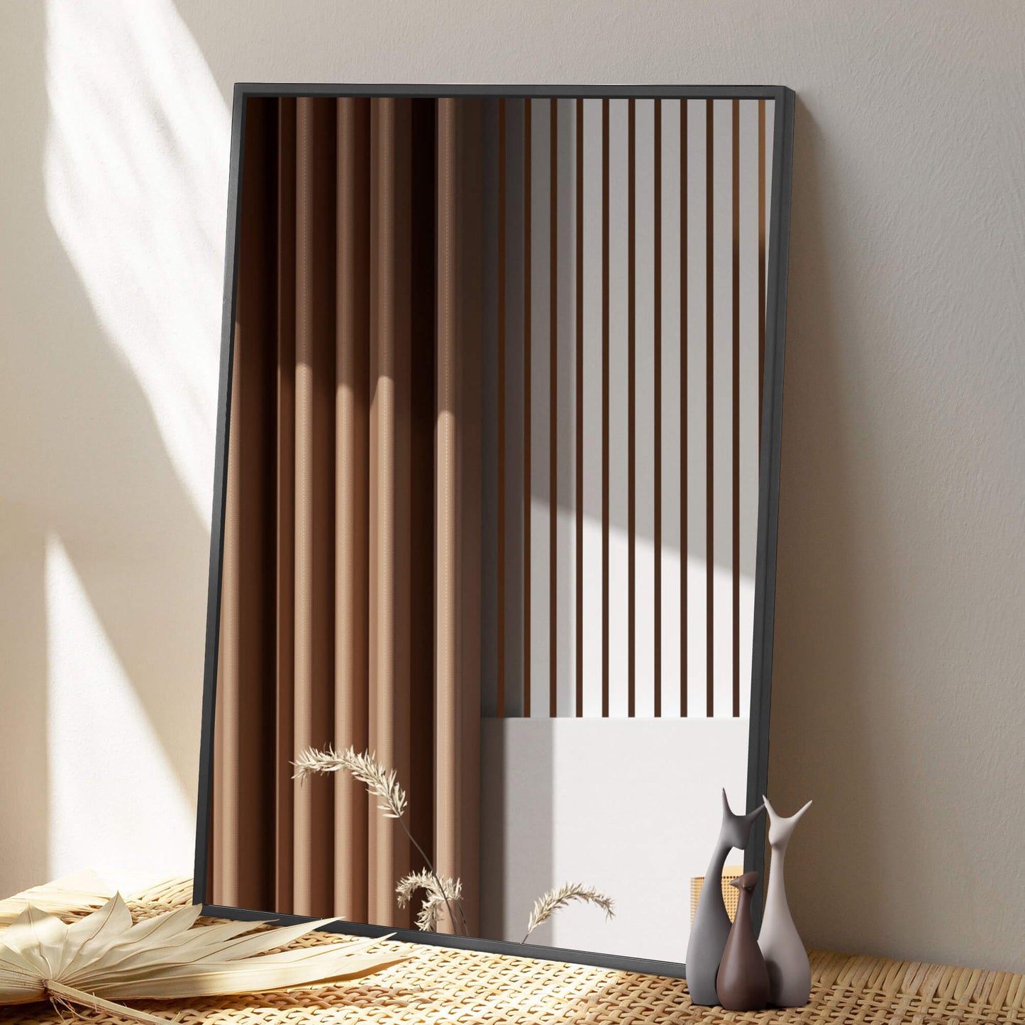 Rectangle Mirror with Metal Frame