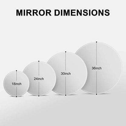 Circle Beveled Mirror