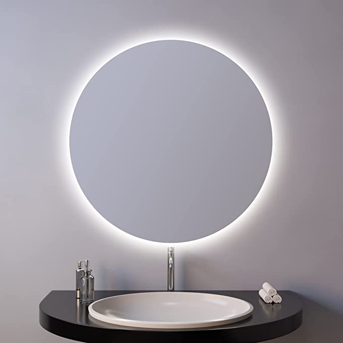 LED Backlit Round Smart Mirror